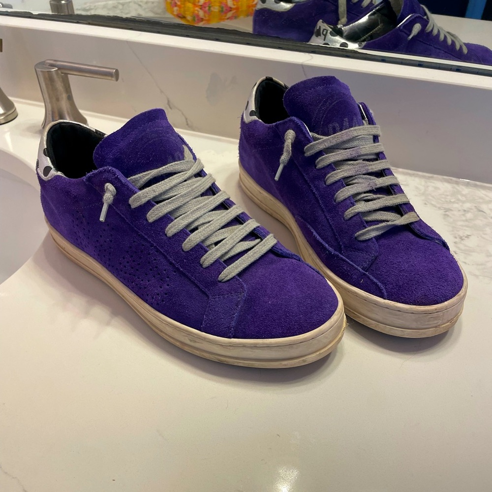 Purple suede p448 sneakers